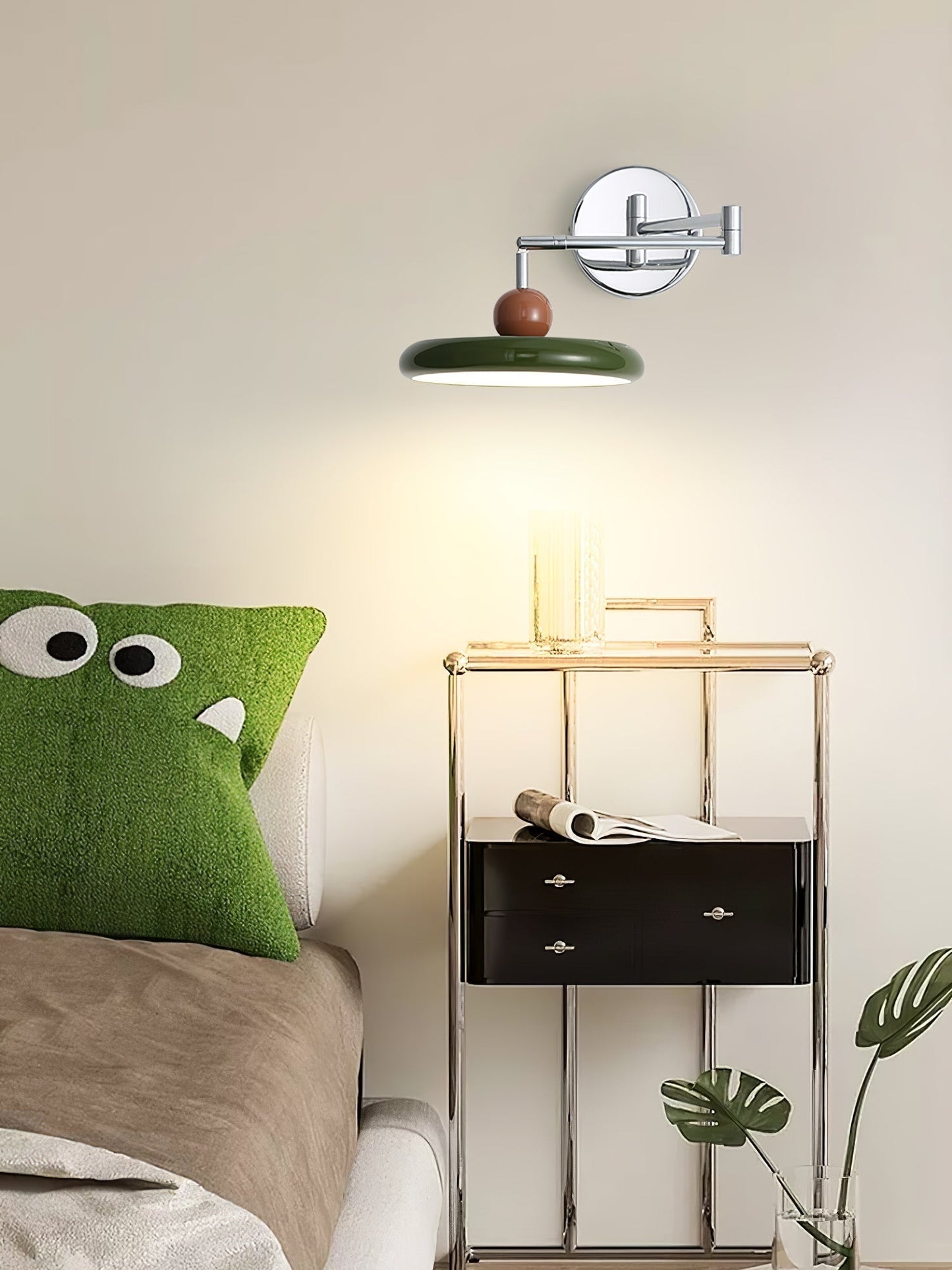 Wandlampe Swing Arm Lola - Moderne Applique mit verstellbarem Arm und integrierter LED