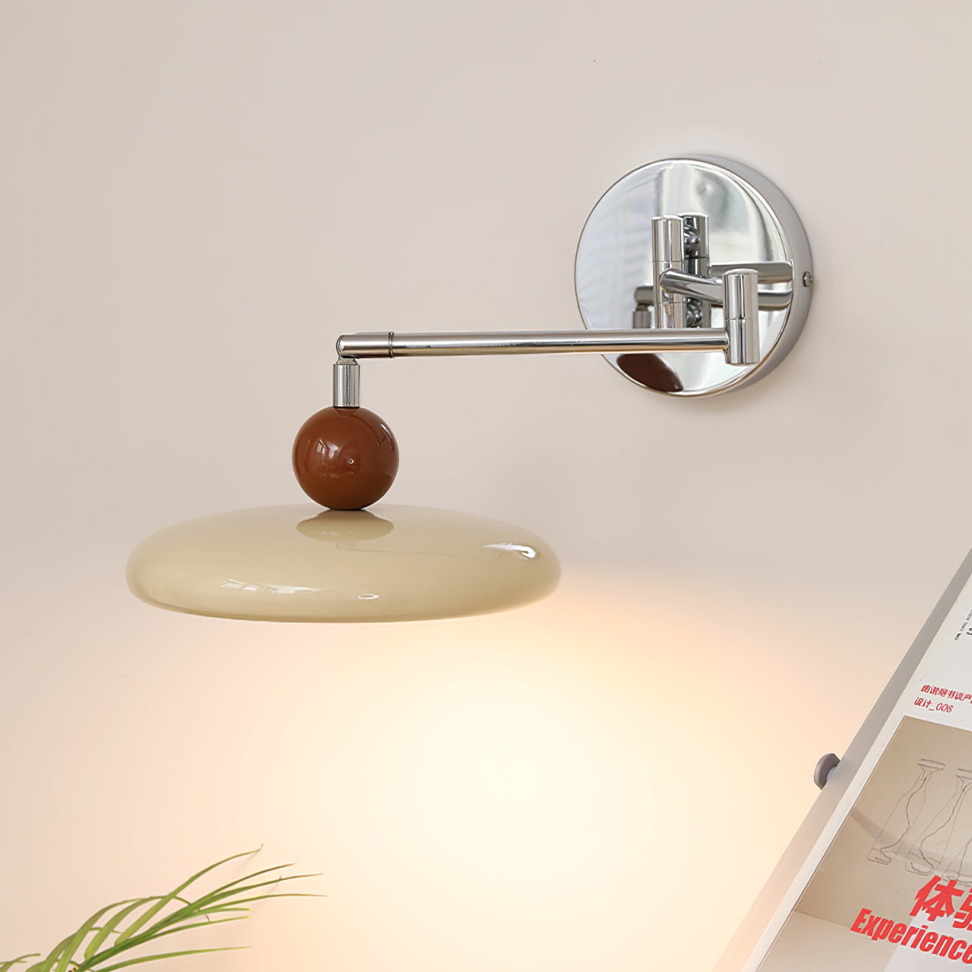 Wandlampe Swing Arm Lola - Moderne Applique mit verstellbarem Arm und integrierter LED