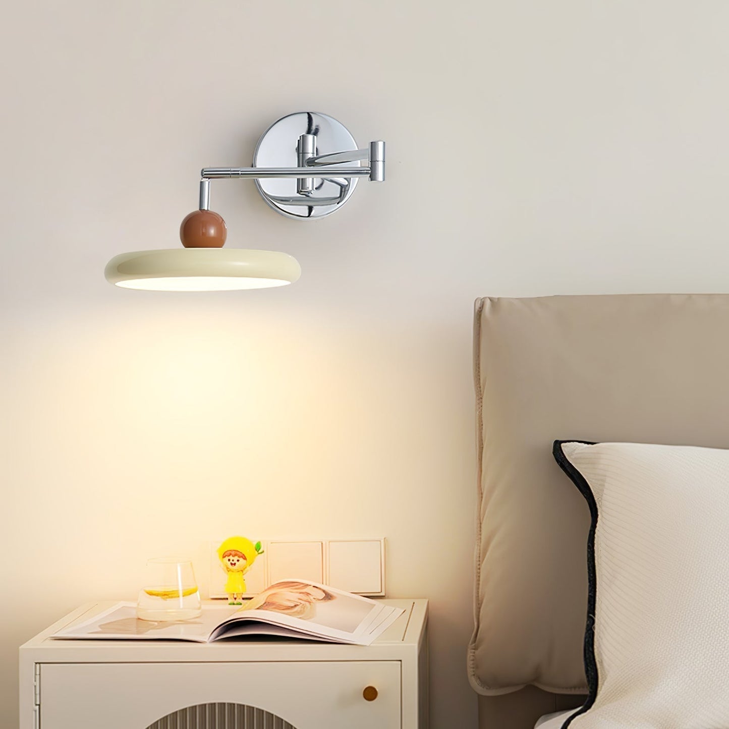 Wandlampe Swing Arm Lola - Moderne Applique mit verstellbarem Arm und integrierter LED
