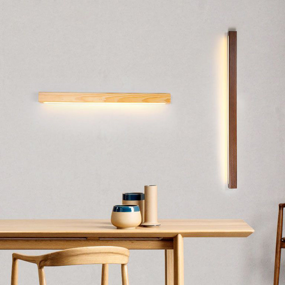 Garduru | Slimline Holz LED Lampe