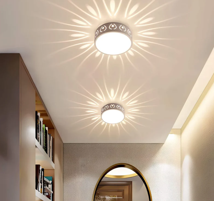Garduru LED Deckenleuchte | Elegante Kristall- und Acrylbeleuchtung für Flure und Eingänge