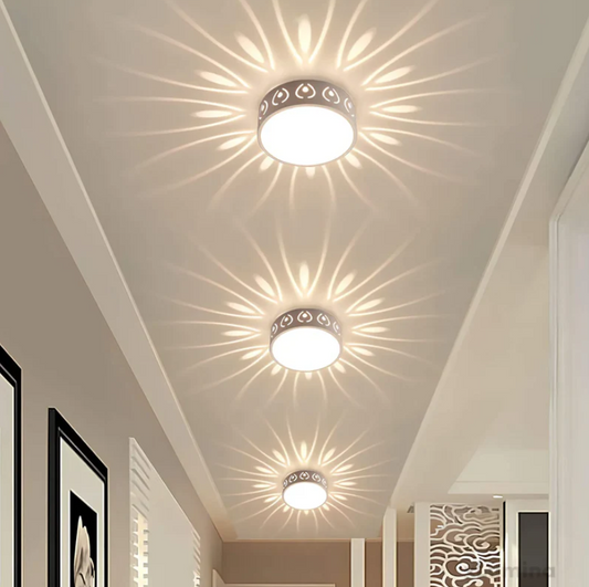 Garduru LED Deckenleuchte | Elegante Kristall- und Acrylbeleuchtung für Flure und Eingänge