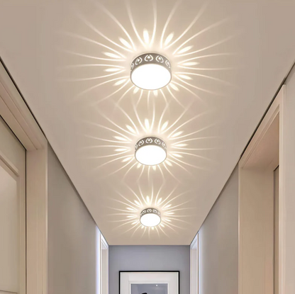 Garduru LED Deckenleuchte | Elegante Kristall- und Acrylbeleuchtung für Flure und Eingänge