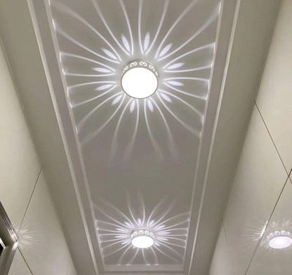 Garduru LED Deckenleuchte | Elegante Kristall- und Acrylbeleuchtung für Flure und Eingänge