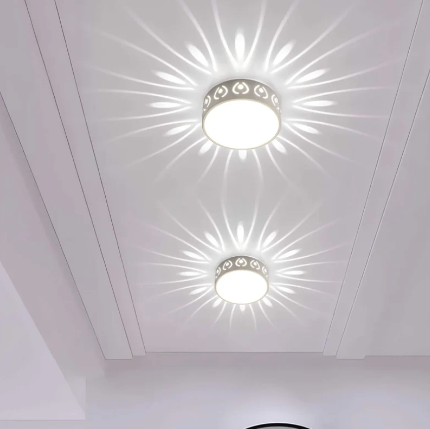 Garduru LED Deckenleuchte | Elegante Kristall- und Acrylbeleuchtung für Flure und Eingänge