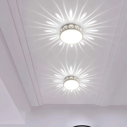 Garduru LED Deckenleuchte | Elegante Kristall- und Acrylbeleuchtung für Flure und Eingänge