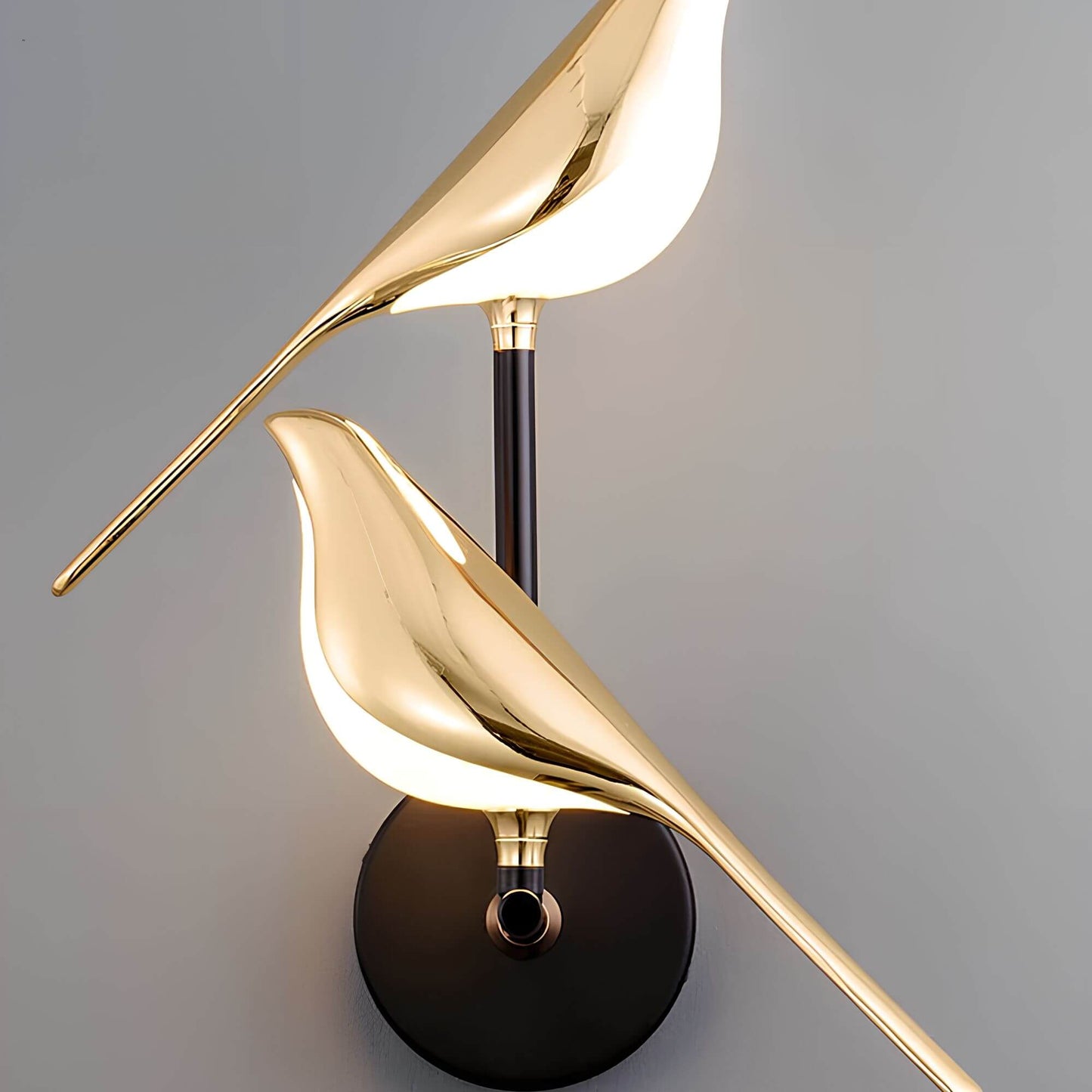 Garduru - Nordische LED-Wandlampe mit Vogelmotiv