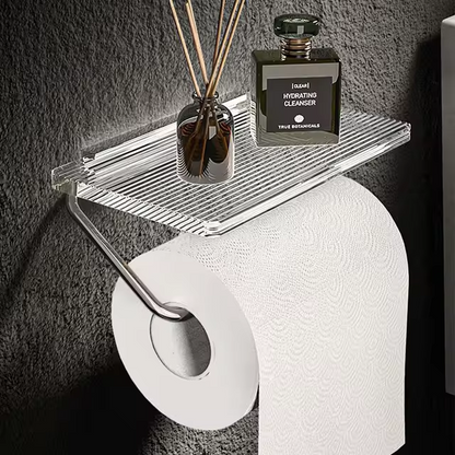 Auris Luxe – Stilvoller Toilettenpapierhalter mit praktischem Regal