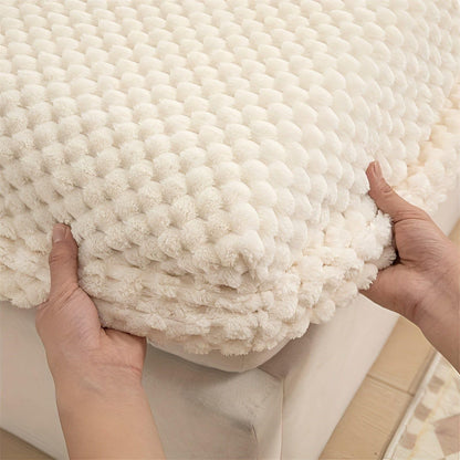 Garduru Duvet Cover - Luxus Anti-Rutsch Weicher Samt Spannbettlaken Matratzenschoner