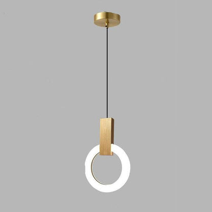 LED-Nordic-Ring-Hängelampe - Moderne Acryl-Lampe für Esszimmer und Wohnzimmer