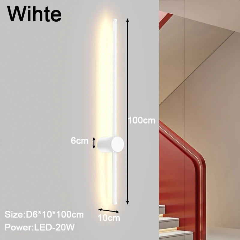 Minimalistische LED-Wandlampe NordicShine - Modernes und elegantes skandinavisches Design