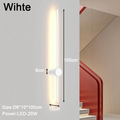 Minimalistische LED-Wandlampe NordicShine - Modernes und elegantes skandinavisches Design