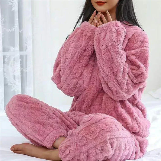 Fleece Pyjama Set für Frauen