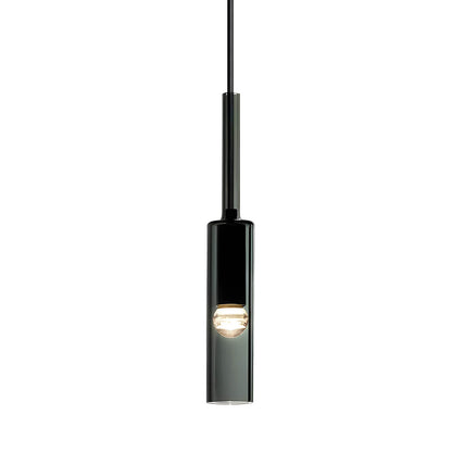 Suspension Marke - Moderne Glas- und Metalllampe mit integrierter LED