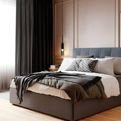 Suspension Marke - Moderne Glas- und Metalllampe mit integrierter LED