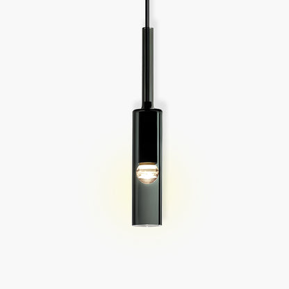 Suspension Marke - Moderne Glas- und Metalllampe mit integrierter LED