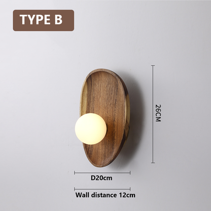 Garduru Holz Wandlampe – Eine Mischung aus rustikaler Charm und moderner Einfachheit