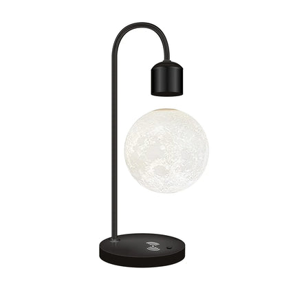 Schwebende Mond-LED-Lampe mit kabellosem Telefonladegerät