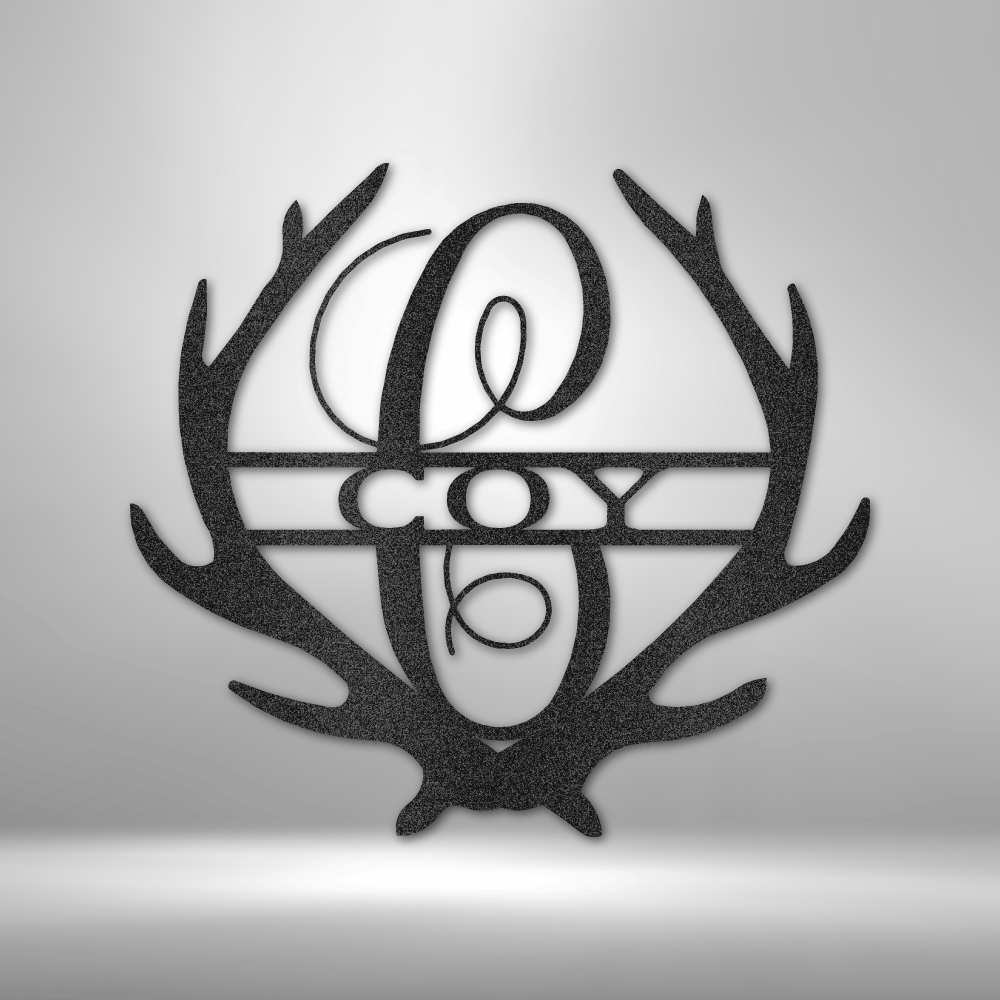 Antler Monogram - Stahlzeichen