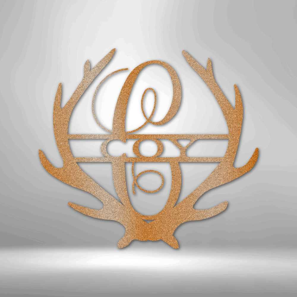 Antler Monogram - Stahlzeichen