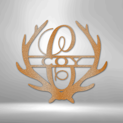 Antler Monogram - Stahlzeichen