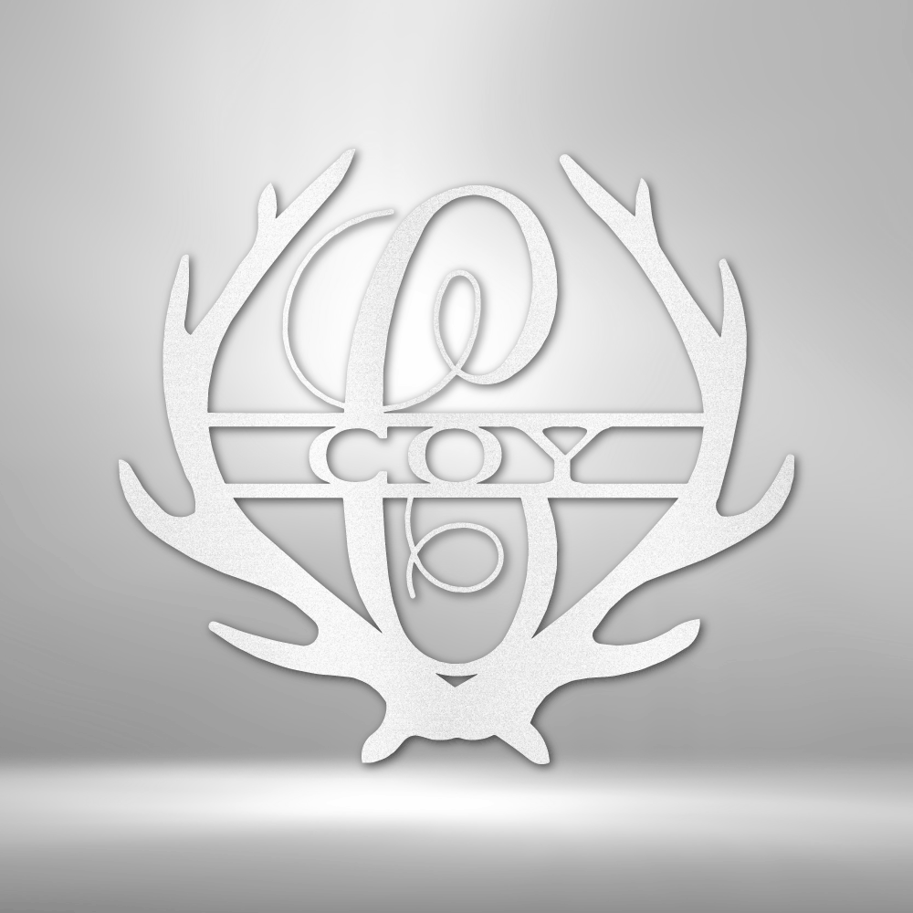 Antler Monogram - Stahlzeichen