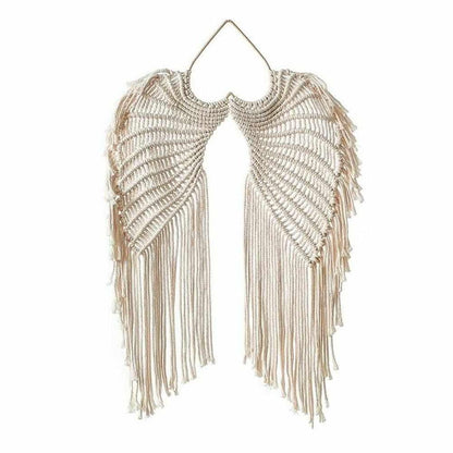 Seraphina – Bohemian Wandteppich mit elegantem Flügeldesign