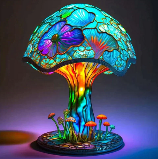 Garduru Buntglaslampe – Künstlerisches und Beruhigendes Licht für Ihr Zuhause