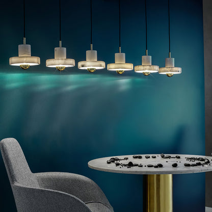 Suspension Marble Aura - Moderne Marmorlampe mit integrierter LED