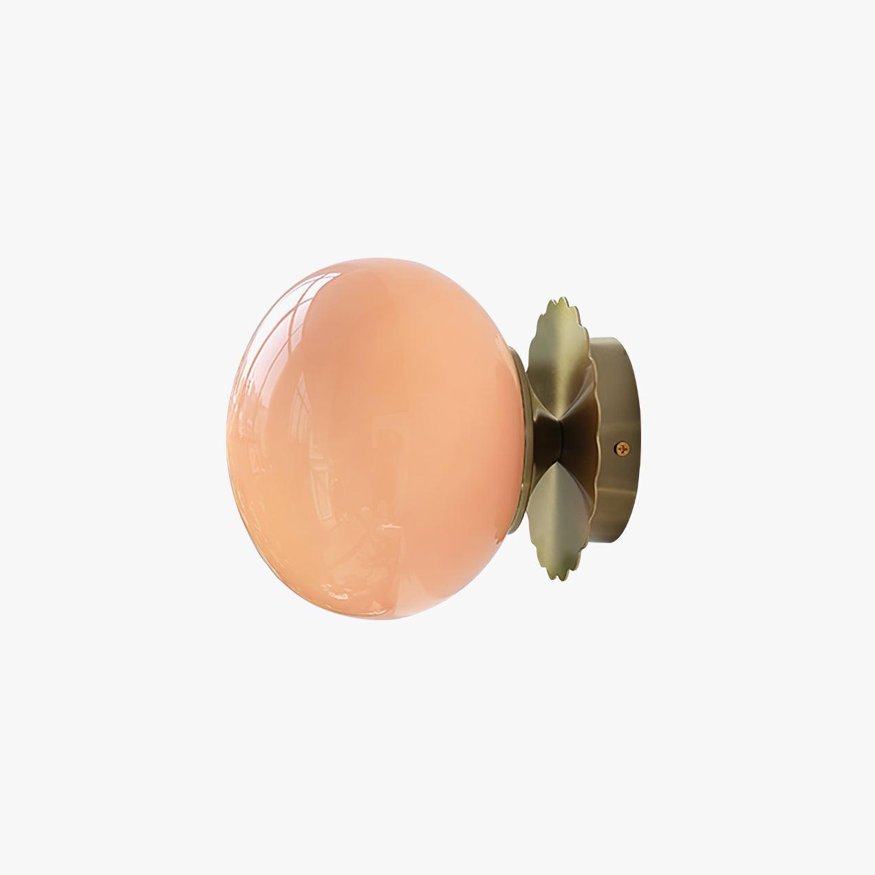 Moderne Lampe aus Metall und Glas Rosa - LED-Beleuchtung mit E27-Fassung