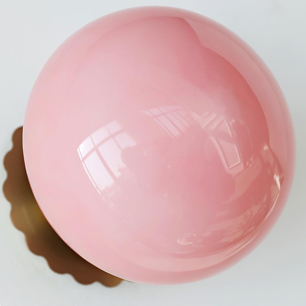 Moderne Lampe aus Metall und Glas Rosa - LED-Beleuchtung mit E27-Fassung