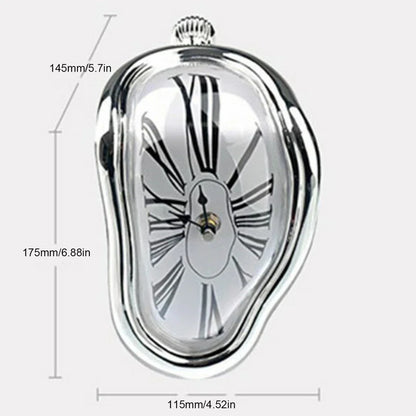 DaliTime – Künstlerische Schmelzender Uhr mit ikonischem Elegant für Tisch oder Regal
