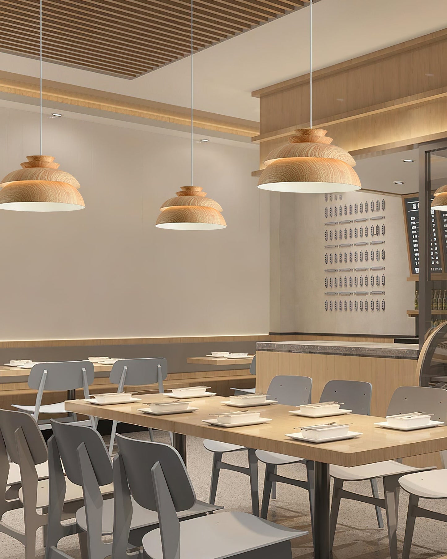 Suspension Midori aus Aluminium – Natürliche und elegante Lampe für Ihr Interieur