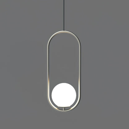 Aufhängung Mila aus Metall und Glas – Moderne Lampe mit elegantem Design