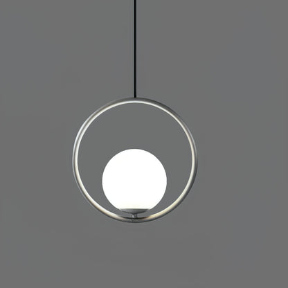 Aufhängung Mila aus Metall und Glas – Moderne Lampe mit elegantem Design