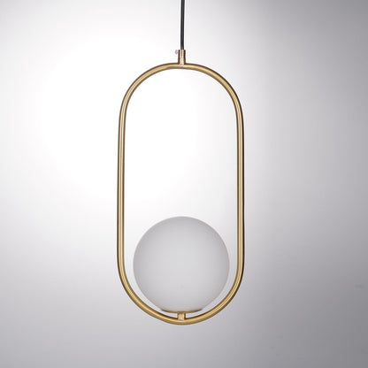 Aufhängung Mila aus Metall und Glas – Moderne Lampe mit elegantem Design