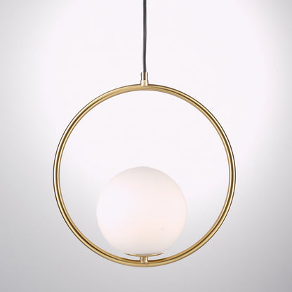 Aufhängung Mila aus Metall und Glas – Moderne Lampe mit elegantem Design