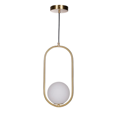 Aufhängung Mila aus Metall und Glas – Moderne Lampe mit elegantem Design