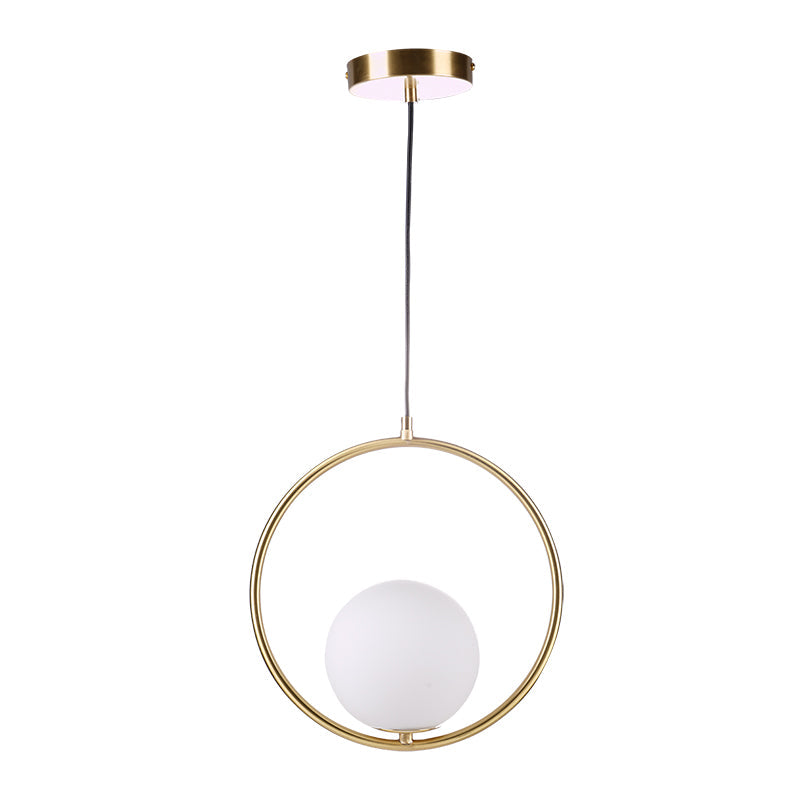 Aufhängung Mila aus Metall und Glas – Moderne Lampe mit elegantem Design