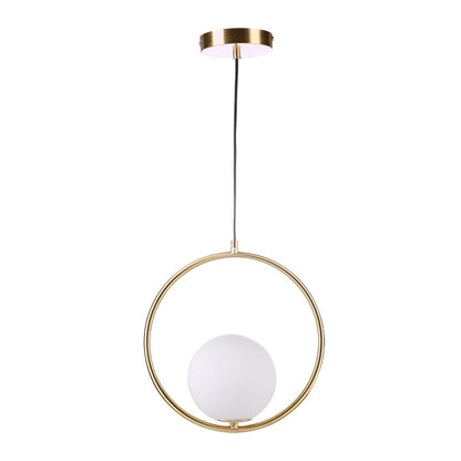 Aufhängung Mila aus Metall und Glas – Moderne Lampe mit elegantem Design