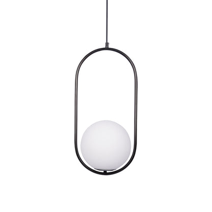 Aufhängung Mila aus Metall und Glas – Moderne Lampe mit elegantem Design