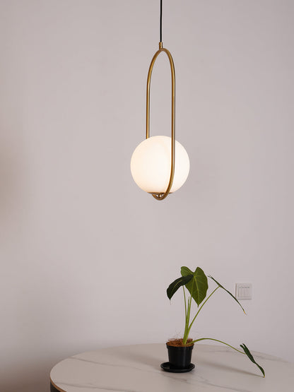 Aufhängung Mila aus Metall und Glas – Moderne Lampe mit elegantem Design