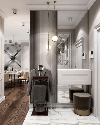 Aufhängung Mila aus Metall und Glas – Moderne Lampe mit elegantem Design