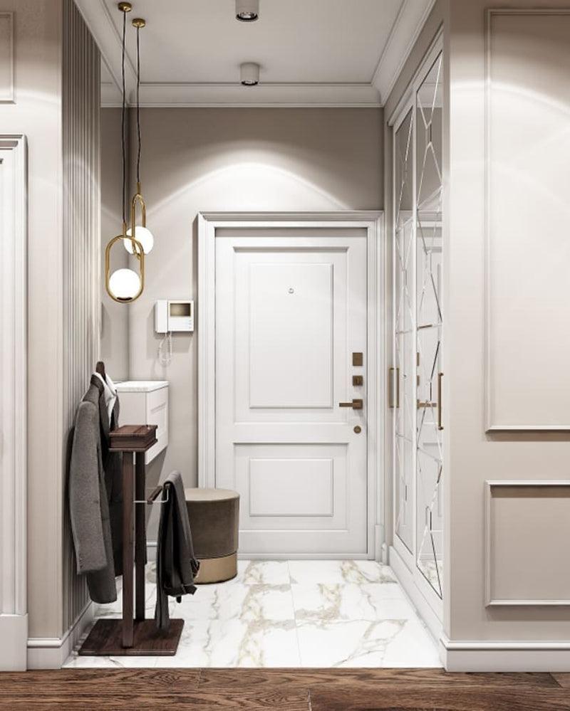 Aufhängung Mila aus Metall und Glas – Moderne Lampe mit elegantem Design