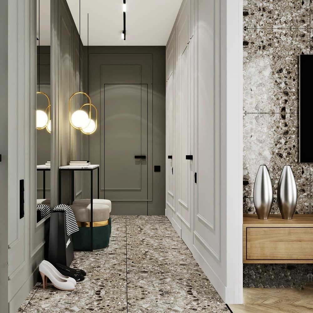 Aufhängung Mila aus Metall und Glas – Moderne Lampe mit elegantem Design