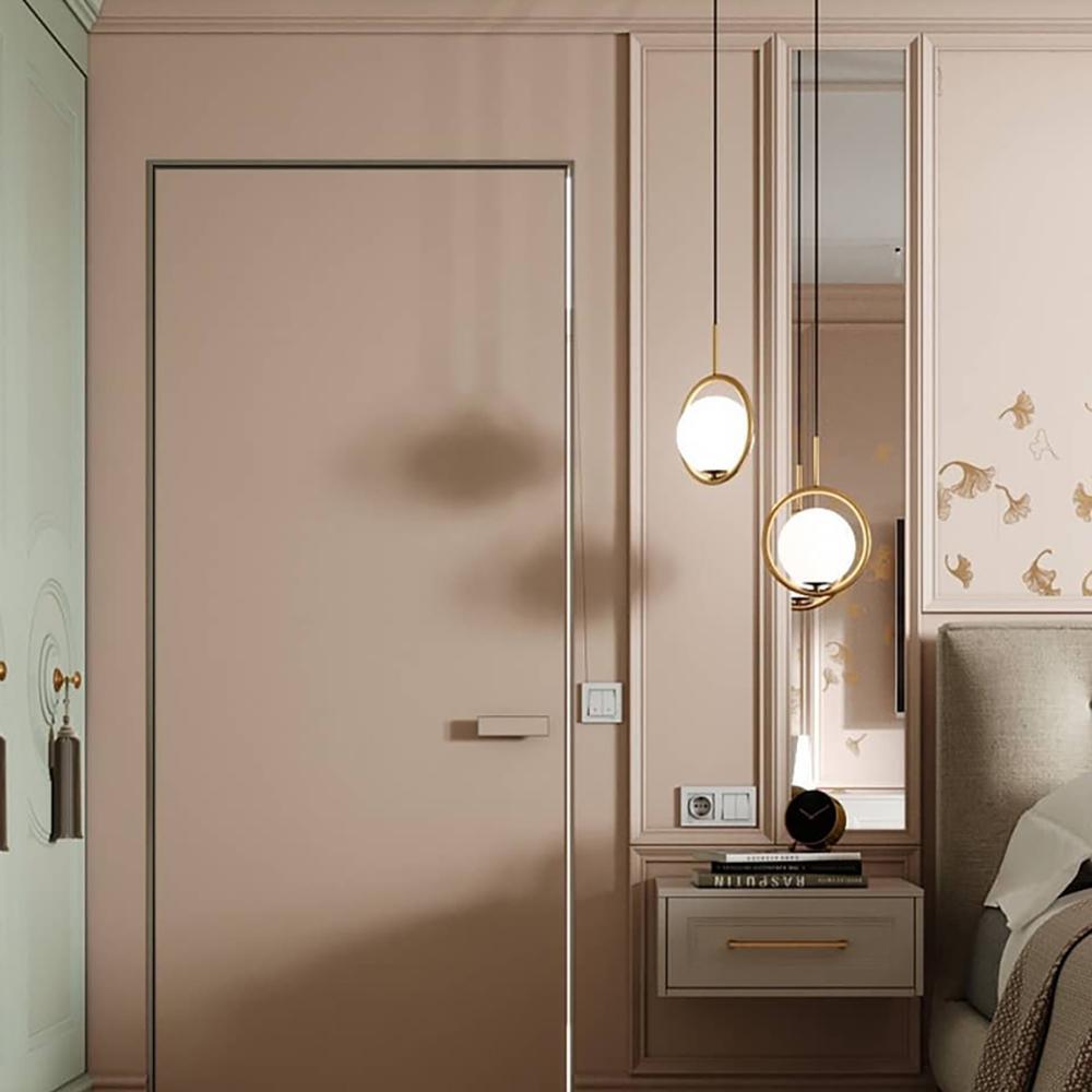 Aufhängung Mila aus Metall und Glas – Moderne Lampe mit elegantem Design