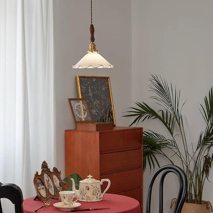 RoyaleGlow Vintage Floral Glas Pendelleuchte – Elegante hängende Lampe für Zuhause & Esszimmer Dekor