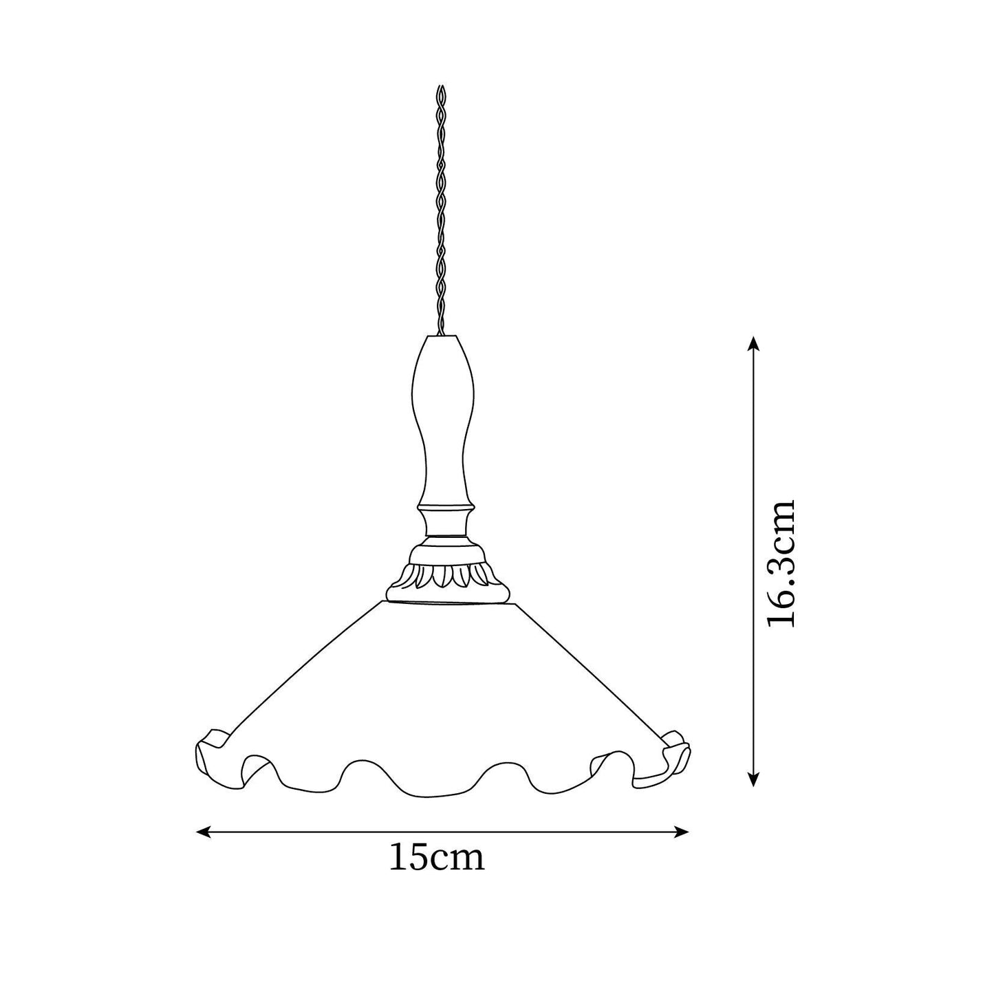 RoyaleGlow Vintage Floral Glas Pendelleuchte – Elegante hängende Lampe für Zuhause & Esszimmer Dekor