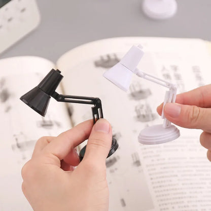 Mini-LED-Buchlicht mit Clip, faltbare kleine Schreibtischlampe zum Lesen, Nachttisch und Studium