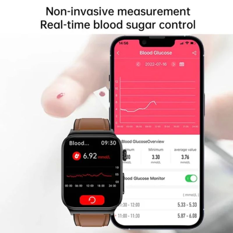 Smart Watch Pro mit Echtzeit-Gesundheitsüberwachung